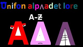 Unifon alphabet lore A-Z