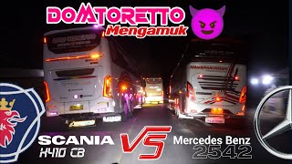 DOMTORETTO MENGAMUK 😈, Duel SCANIA vs Mercedes Benz