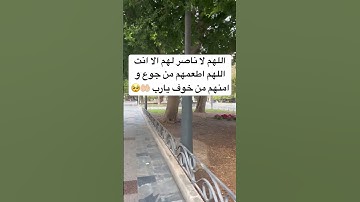 #فلسطين اللهم لا ناصر لهم الا انت اللهم اطعمهم من جوع و امنهم من خوف يارب #اسلام_صبحي #سورة_يوسف