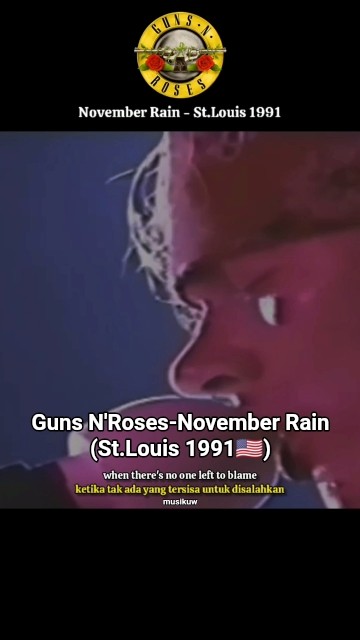 π«&πΉ- πΆ November Rain (91'πΊπ²)#gunsnroses #november #rain #shorts #youtubeshorts #music #viral #love
