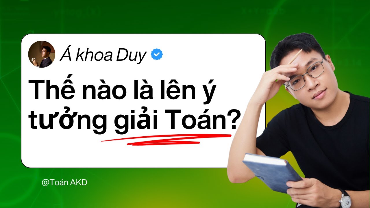 Phân tích tư duy, ý tưởng giải Toán thực tế 12 | Toán Tư duy FLOW THINKING