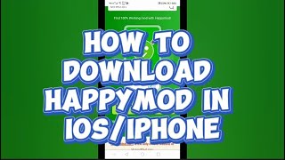 How to Download HappyMod in iOS (NEW) (2024) screenshot 3