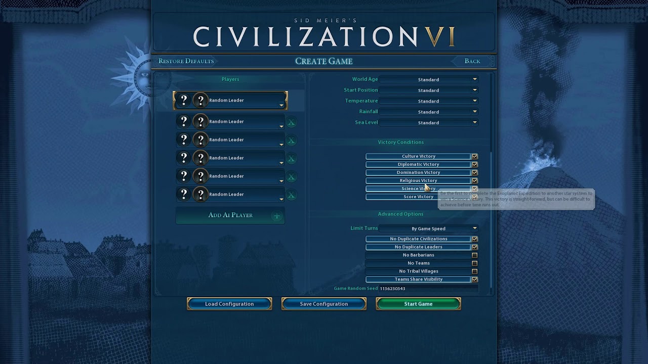 How To Disable Diplomatic Victory Civilization 6 YouTube