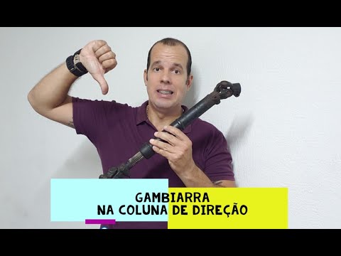 OLHA A GAMBIARRA NA COLUNA DE DIREÇÃO