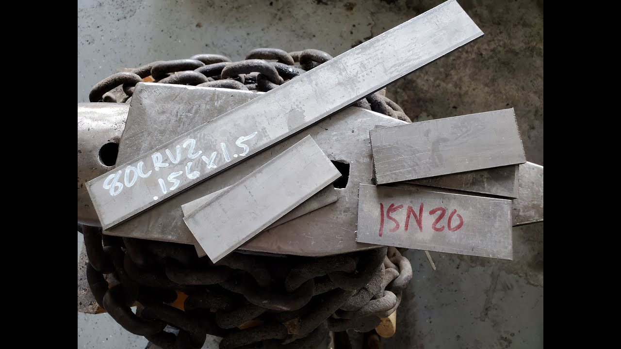 (233) Welding an 80CRV2 SanMai Steel Billet Part 1 Me Another YouTube