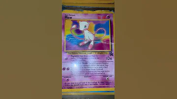 Rare Mew Promo Pokemon Card 