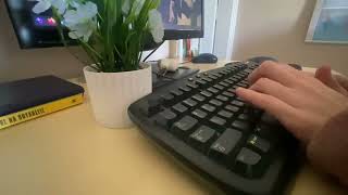 Quiet Typing ASMR – Long Keyboard Sounds for Deep Relaxation