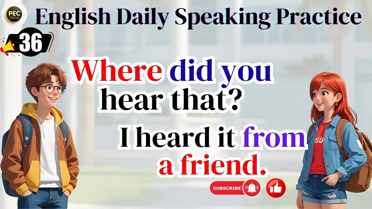 English Daily Speaking Practice | 100 Simple Conversation Lessons ...
