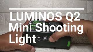 Luminos Q2 Lampu Tembak LED Mini Shooting Light Laser 2 Warna 9Nine