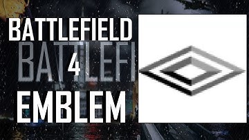 Battlefield 4 / BF4 : Umbro Logo Emblem Tutorial ( Easy To Make )