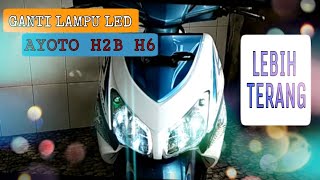 CARA MUDAH melepas ganti mika kaca lampu depan motor VARIO 125 LED | produk KW harga sparepart murah