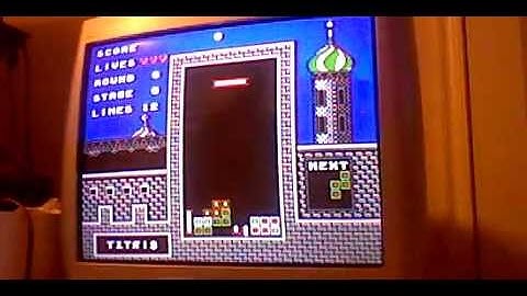 Me Playing Tetris on a Famicom