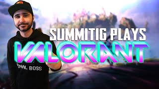 Summit1g's First Game On VALORANT!
