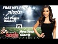 NFL Picks - Las Vegas Raiders vs New York Giants Prediction, 11/7/2021 Week 9 NFL Best Bet Today