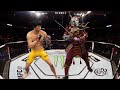 UFC4 Bruce Lee vs. Big Yakuza EA Sports UFC 4