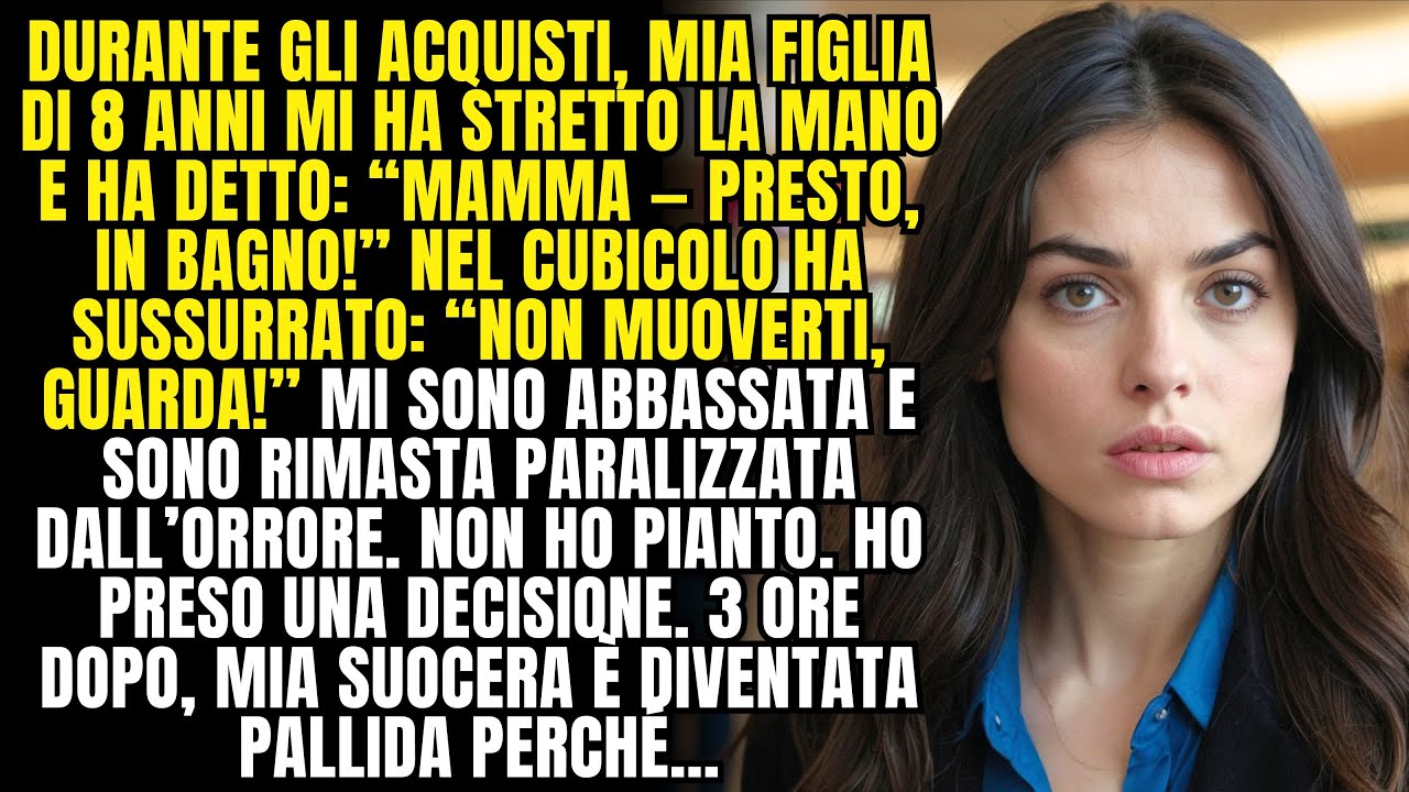 “Non muoverti, guarda!” sussurrò mia figlia.Mi abbassai e RIMASI CONGELATA.Poco dopo, mia suocera…