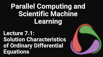 Ordinary Differential Equations 1: Applications and Solution Characteristics