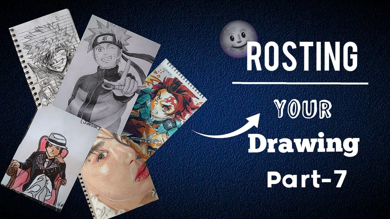 Ростинг моего рисунка подписчика 🤣 | часть 7 и тала по причине 🔥 | @Hitroart