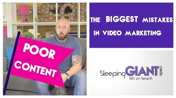 The Biggest Mistakes In Video Marketing