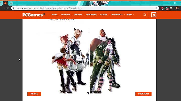 Why does Final Fantasy XIV still have gender locked races in 2019 -  PCGamesN.com Article