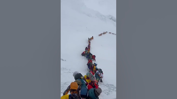 Mount Everest traffic jam as hundreds of climbers wait to summit during weather window