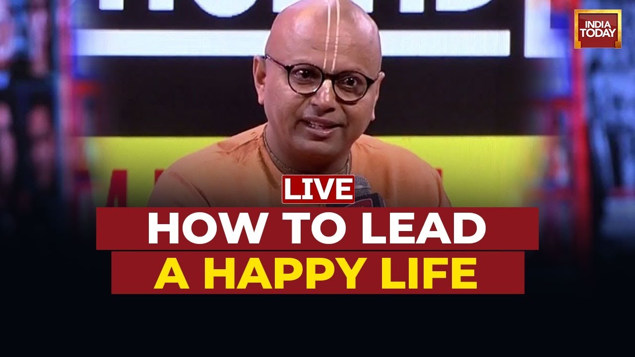 Swami Gaur Gopal Das At India Today Conclave 2022 How To Live Life To swami-gaur-gopal-das-at-india-today-conclave-2022-how-to-live-life-to