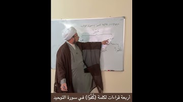 أربعة قراءات لكلمة (كفواً) في سورة التوحيد. الشيخ علي المطيري