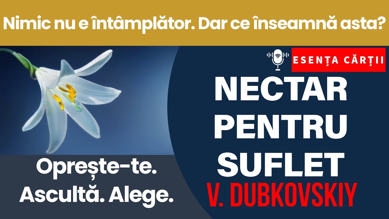 🔴 Nectar pentru suflet – Dubkovskiy | Conștiință și destin | Când începi să înțelegi viața | AUDIO