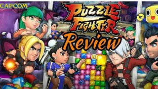 Capcom Puzzle Fighter Unique Gem Matching Fighting Game Review And Tutorial.