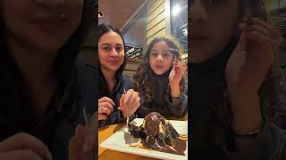 She said a chocolate lava cake from would make her feel better and I said that’s my girl 😬🤗