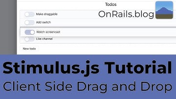 Drag and Drop on the Client Side with Stimulus.js