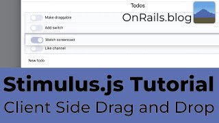 Drag and Drop on the Client Side with Stimulus.js