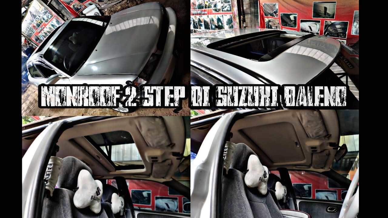 SUNROOF DI BALENO 1997 ( MONROOF 2 STEP ) YouTube