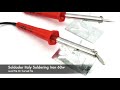 My diy soldador italy soldering iron 60w round tip  curved tip with ped60 handle 230v50hz 60w