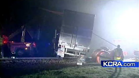 I-5 Reopens After Big Rig Overturns