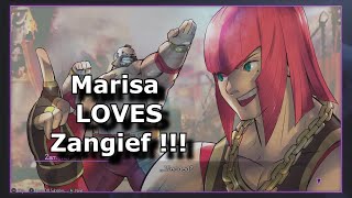 Street Fighter 6 - Marisa loves Zangief !!!