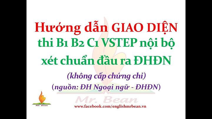 Hướng dẫn của bộ gd đt về vstep năm 2024