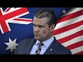 ‘We are grateful’: Hegseth touts Australia’s contribution to US operations in Iran