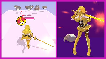 Magical Girl Run 24-25 💓New Game #gameplay 🔮 All Levels 3D Game Gameplay (iOS & Android)