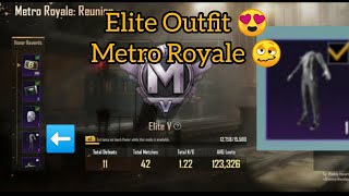 Metro Royale Elite Outfit 😍 PUBG Mobile Metro Royal 🥴 screenshot 2