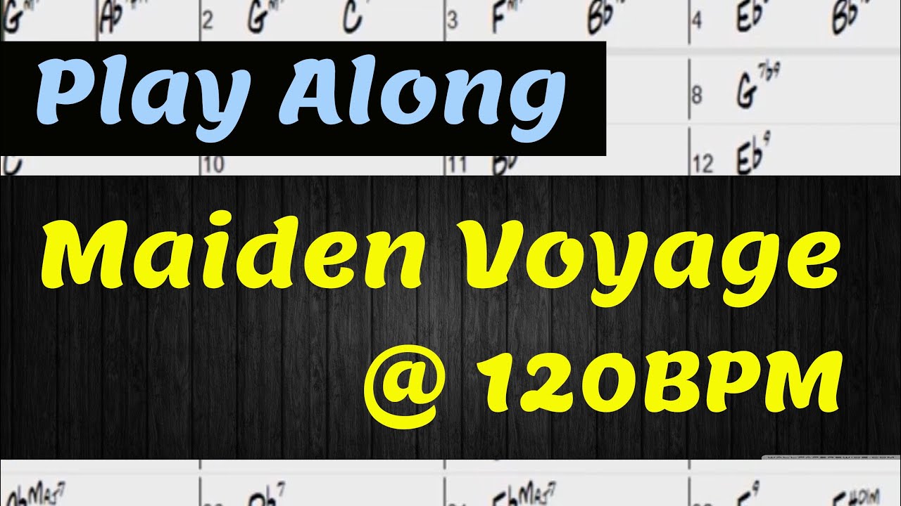 Maiden Voyage Backing Track/ Play Along (120BPM)