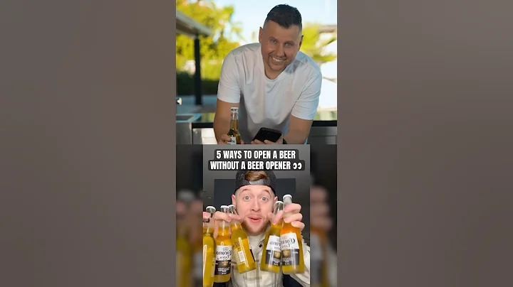 How to open a Beer without a Beer opener🍻