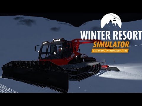 WINTER RESORT Simulator #16: Im Pistenbully 600 W mit Seilwinde unterwegs [Release Version]