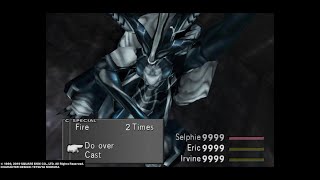 FF8 Omega Weapon battle using Selphie’s The End