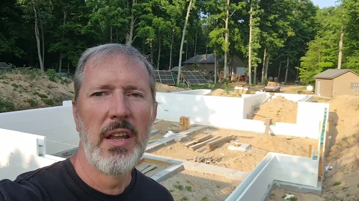 Building Basement Walls Using ICF (Insulated Concrete Forms) | Preparing for our concrete wall pour