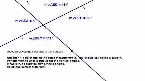 Discovering Angles Formed by Intersecting Lines #1