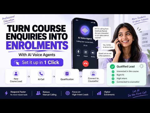 AI Voice Agent for Professional Education | Lead Qualification