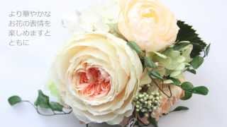 【プリザーブドフラワー　コサージュ】