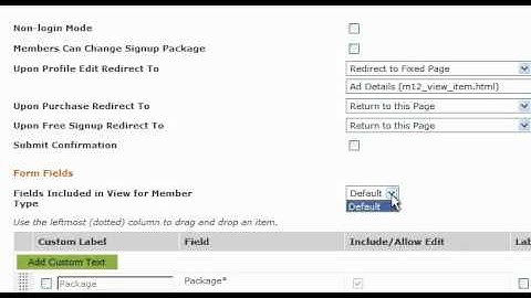 Membership Module Add Edit Profile Frame - Websiteforge Ecommerce Website