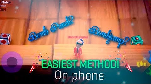 Bombjump & Bombpunch tutorial | How to do bombpunch & bombjump.